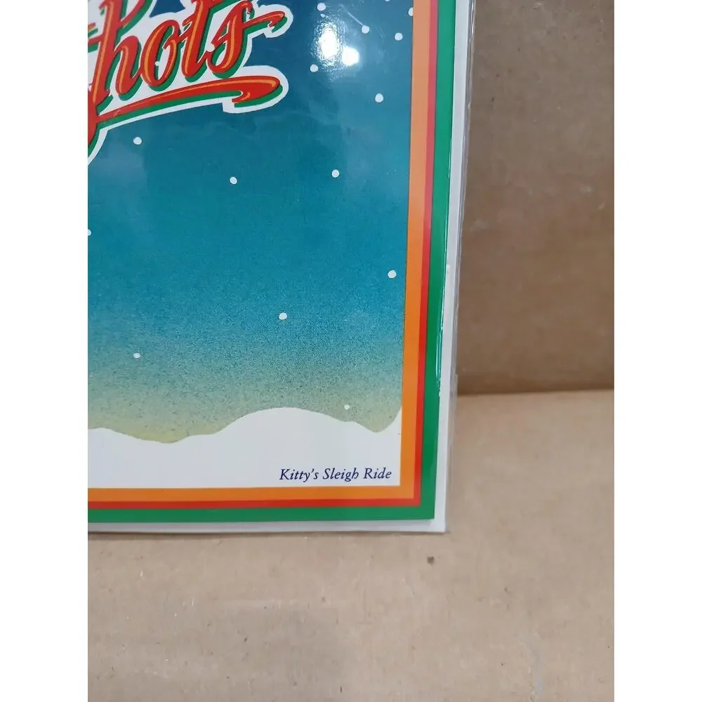 Vintage PopShots Kitty's Sleigh Ride Pop Up Christmas Card USA Collectible Rare